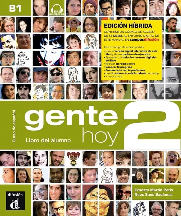 Gente hoy 2 : espagnol ; livre de l'élève ; B1