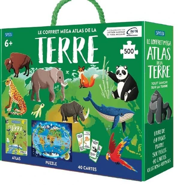 Le coffret méga atlas de la terre : tout savoir sur la terre