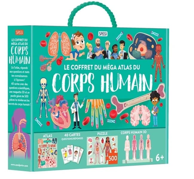 Le coffret du méga atlas du corps humain