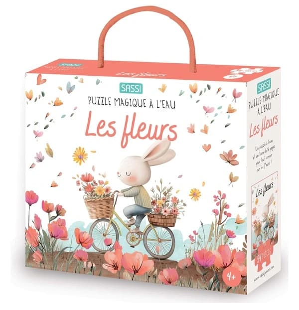 Puzzle magique à l'eau : Les fleurs