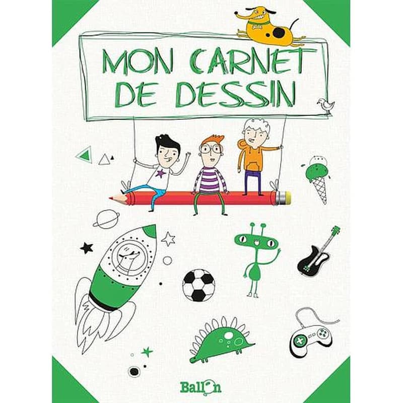 Mon carnet de dessin - Version garçon
