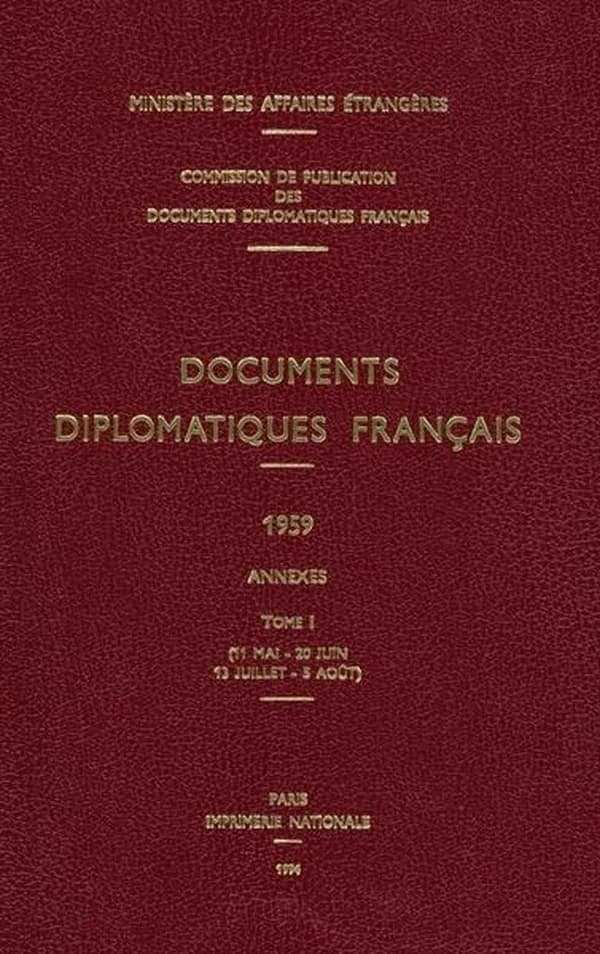 Documents diplomatiques francais
