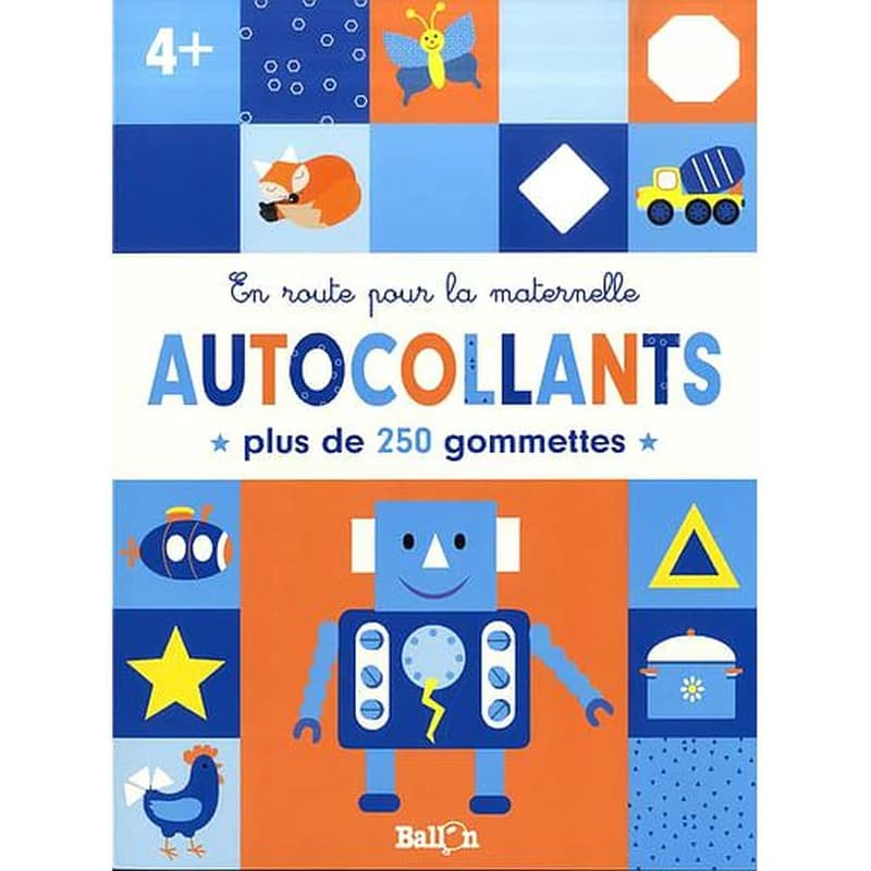 En route pour la maternelle - Autocollants 4+
