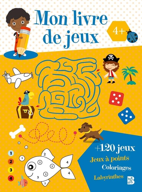 Mon livre de jeux : jaune