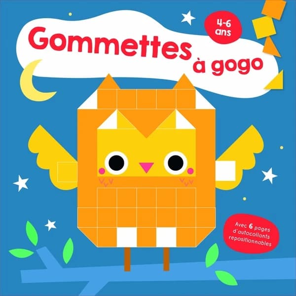 Gommettes à gogo : le hibou