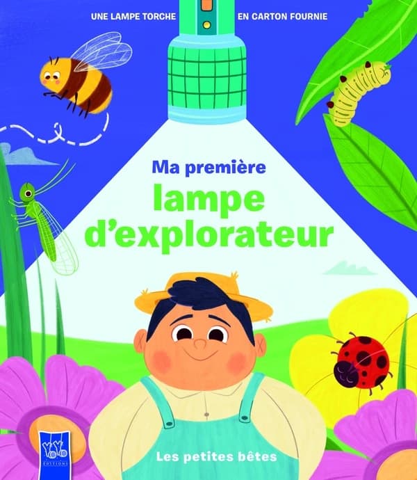 Ma première lampe d'explorateur : Les petites bêtes : Une lampe torche en carton fournie