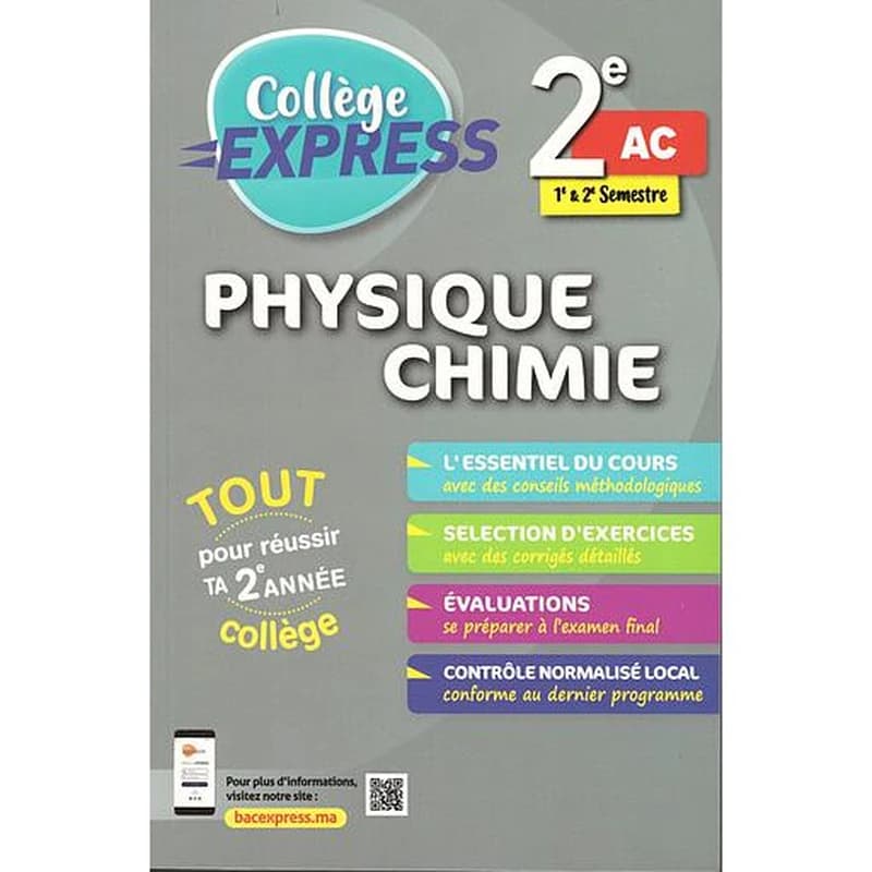 Collège Express Physique Chimie 2 AC 1&2 Semestre