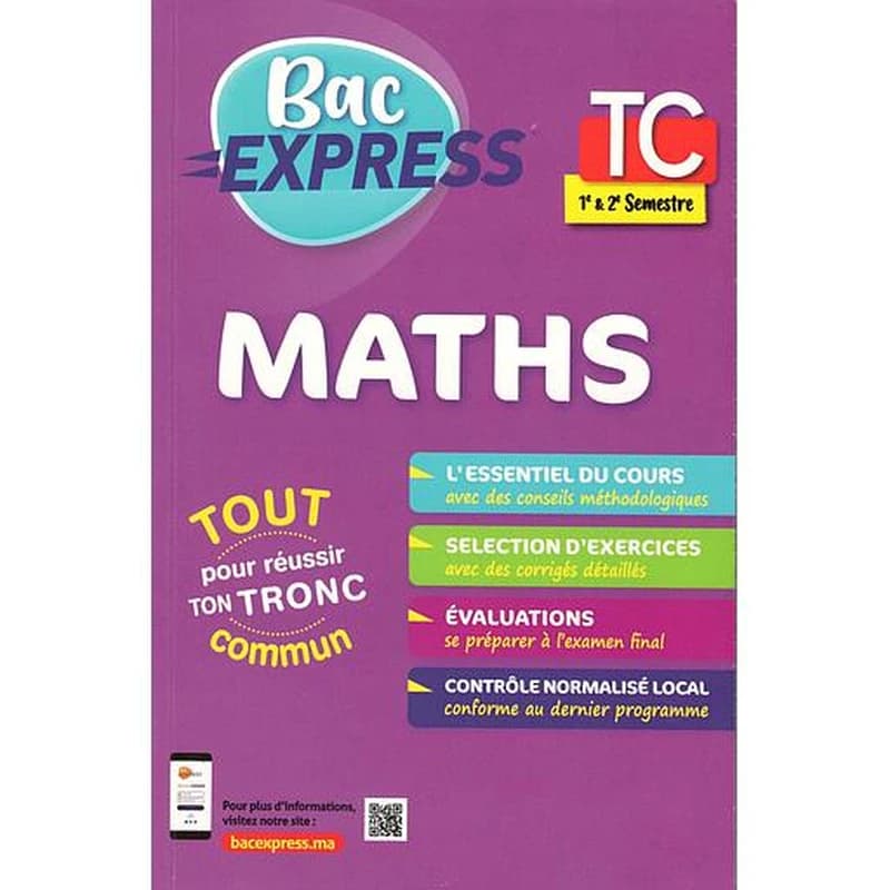 Bac express Maths TC 1&2 Semestre