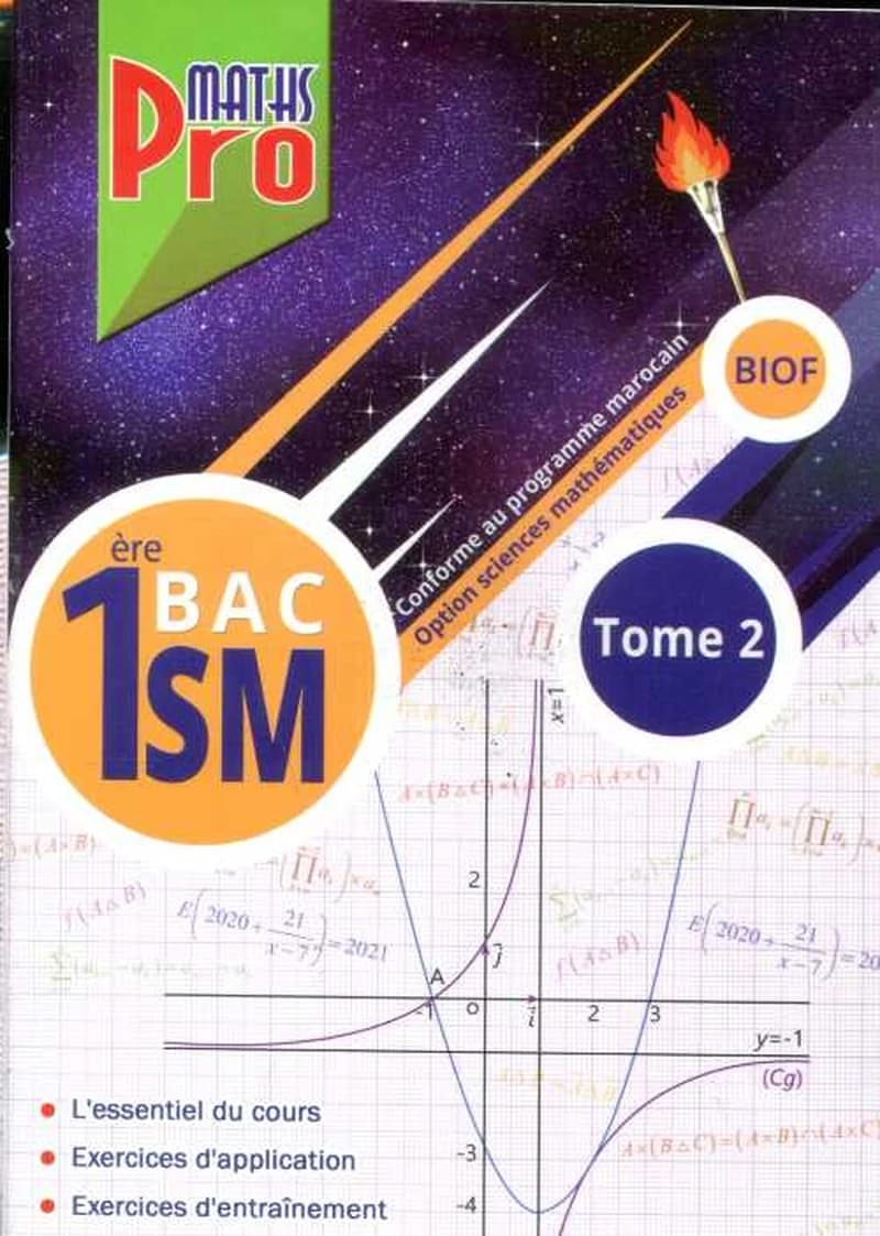 PRO MATHS 1ERE ANNEE BAC SM T2 BIOF