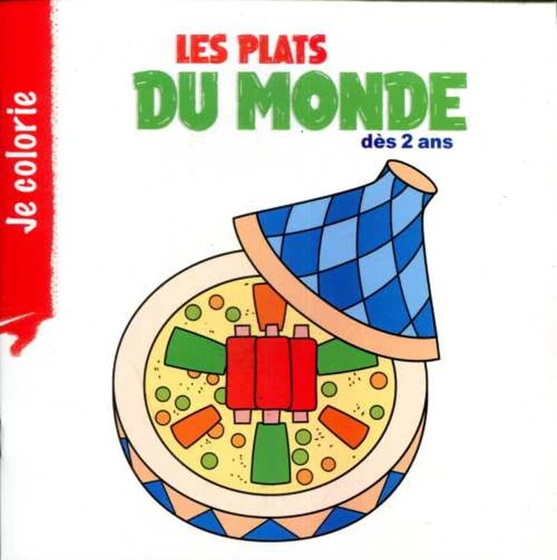 Je colorie les plats du monde