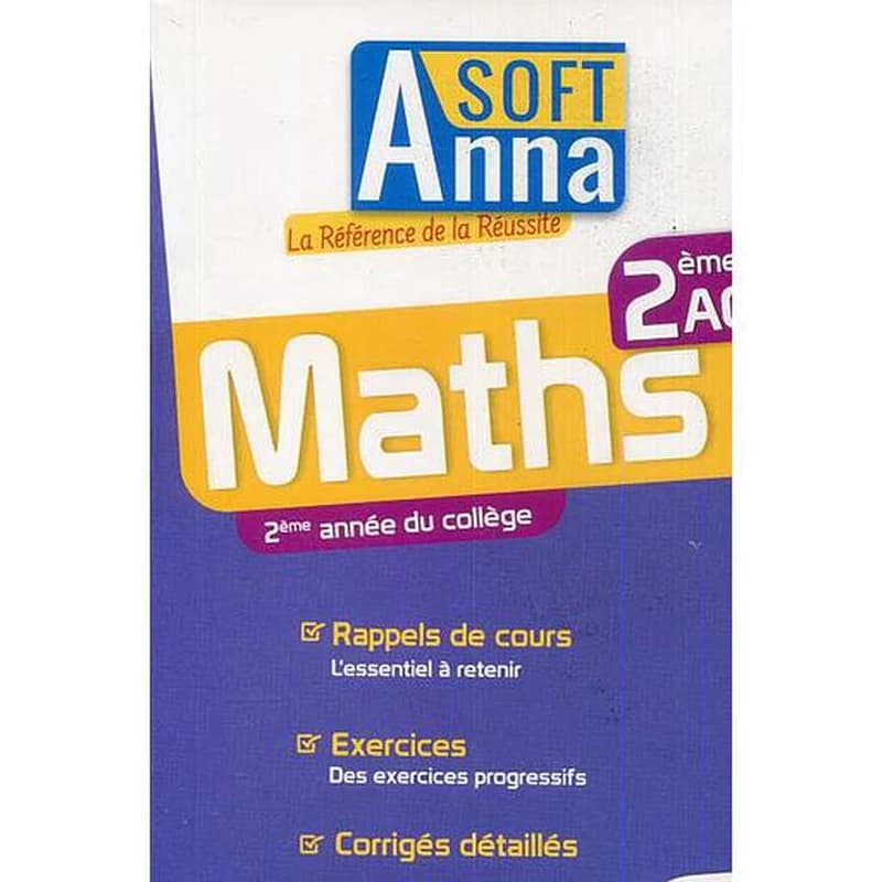 Anna Soft maths 2 ème AC