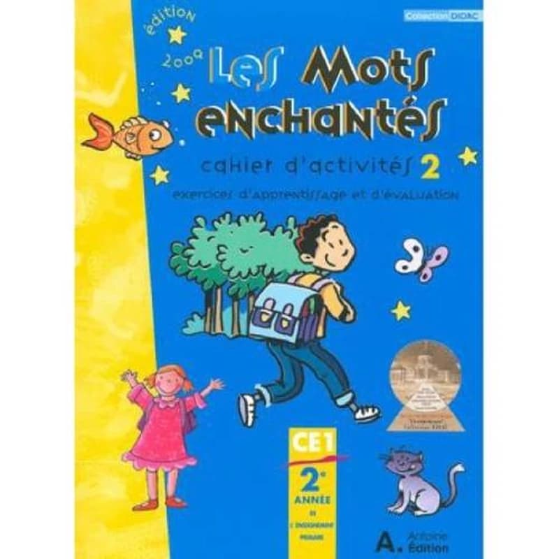 LES MOTS ENCHANTES CE1 LIVRE UNIQUE
