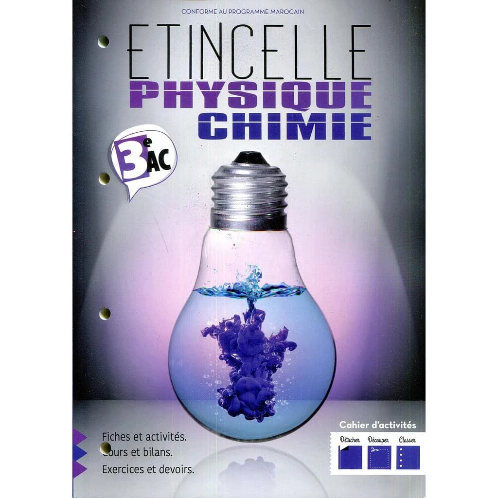 ETINCELLE PHYSIQUE CHIMIE 3 AC