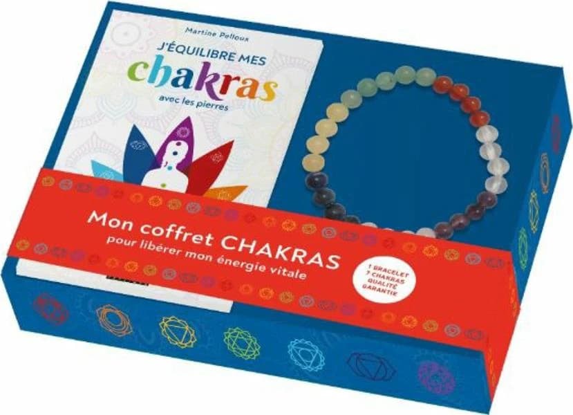 J'équilibre mes chakras avec les pierres ; mon coffret chakras pour libérer mon énergie vitale