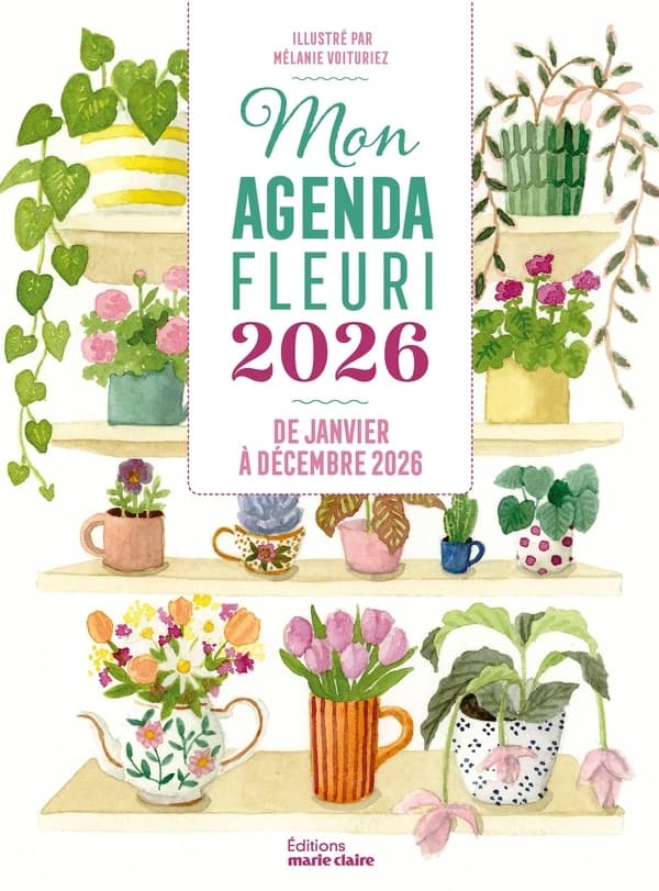 Mon agenda fleuri (édition 2026)