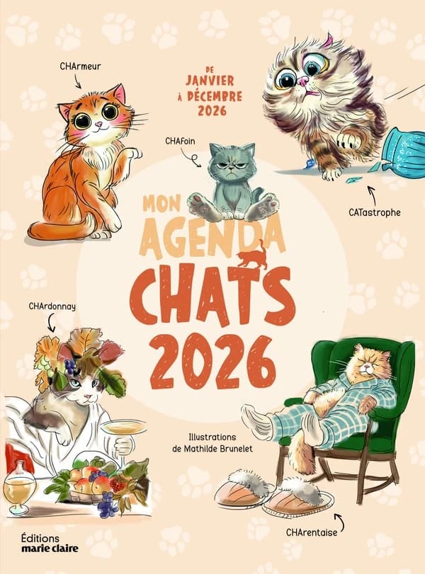 Mon agenda chats 2026
