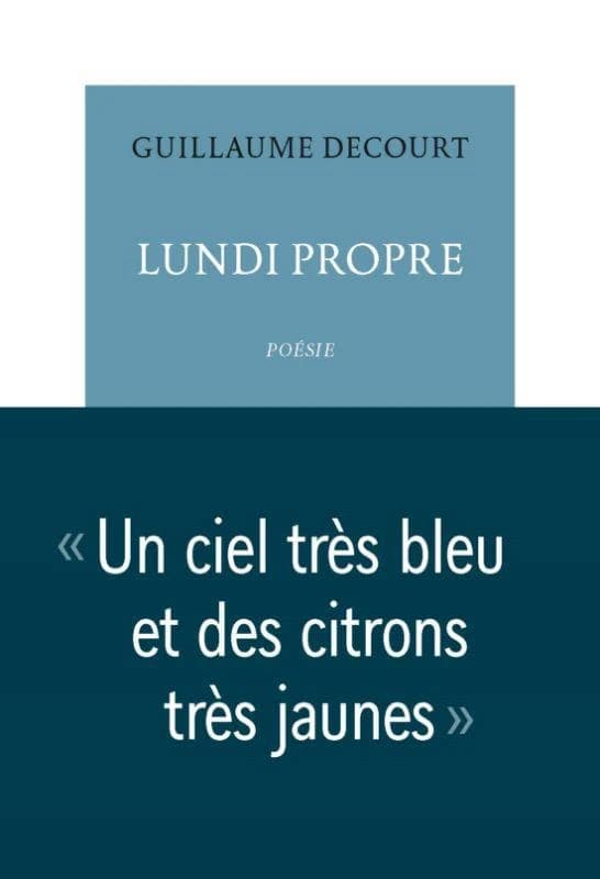 Lundi propre : poésie