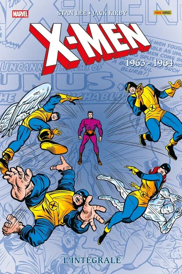 X-men. 1963-1964 (Nouvelle éd.) scénario et dialogues, Stan Lee ; dessin, Jack Kirby ; traduction, Geneviève Coulomb, Françoise Effosse-Roche, Khaled Tadil...