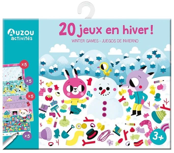 Ma pochette de jeux : 20 jeux en hiver !