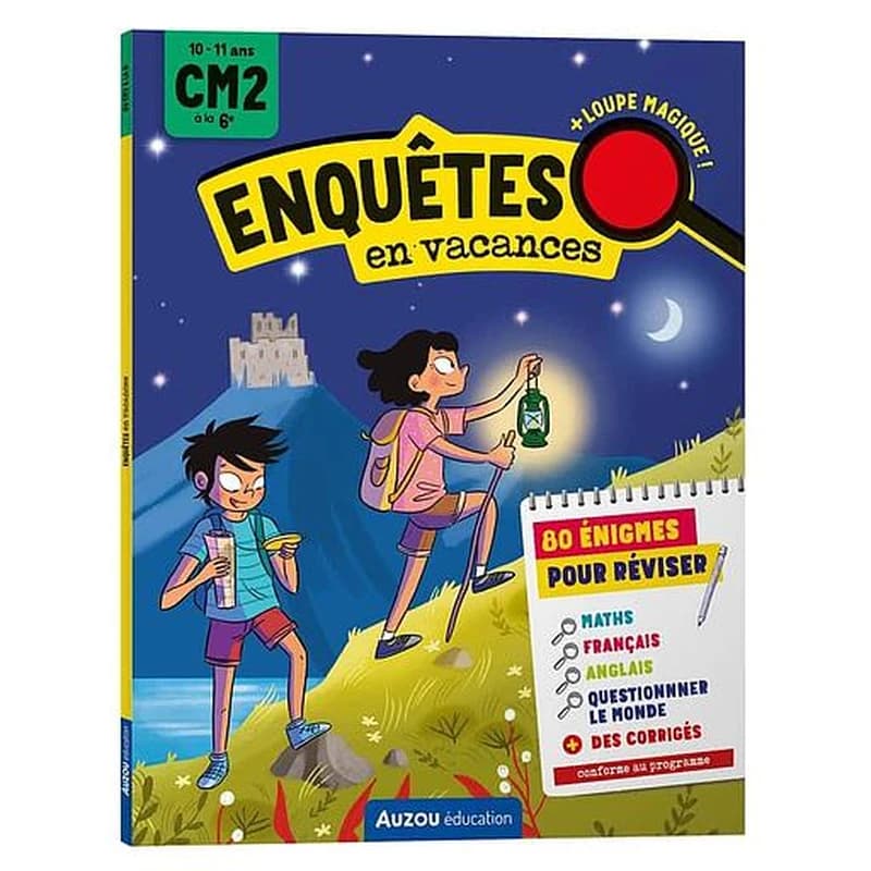 Cahier de vacances : Enquêtes en vacances ; du CM2 à la 6e