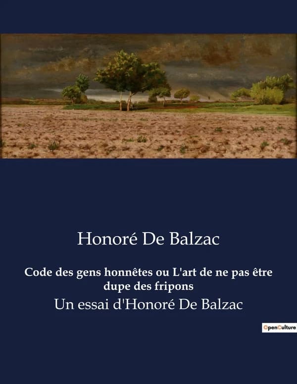 Code des gens honnêtes ou L'art de ne pas être dupe des fripons : Un essai d'Honoré De Balzac