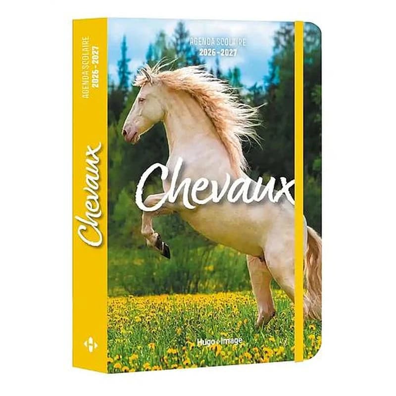 Agenda scolaire chevaux 2026 - 2027
